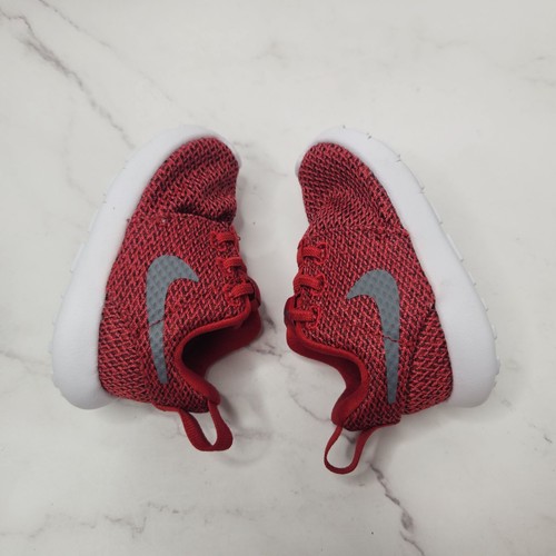 Neu ohne Etikett Nike Roshe One Fitnessstudio rot Baby Turnschuhe Kleinkind Krippe Schuhe 749430-608 4C - Bild 6 von 8