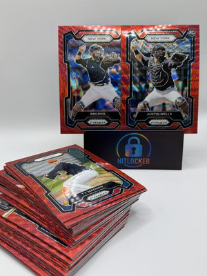 2024 Panini Prizm Baseball Red Ruby Wave - Complete Your Set, Pick Your Card