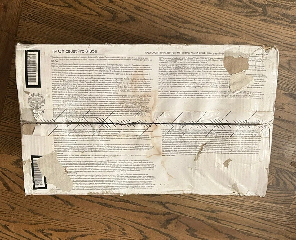 HP OfficeJet Pro 8135e Wireless All-in-One Printer - New - Open Box - Image 3 of 4