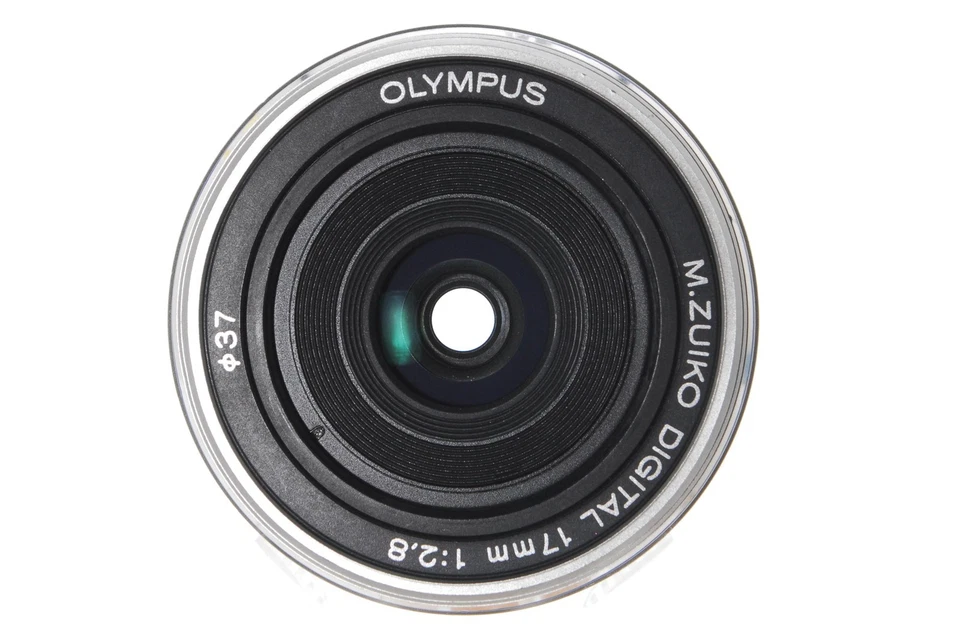 [Top MINT]  Olympus M.ZUIKO 17mm f/2.8 Wide Angle Silver Pancake Lens From JAPAN - Image 3 of 4