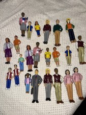 Lakeshore Learning PVC Play People Figures Lot 23 Pieces Vintage