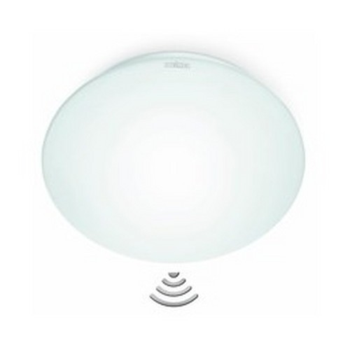 Steinel Sensorleuchte 60W Allgebrauchslampe Glas Opal E27 Weiß IP44 Mit... RS16L-image