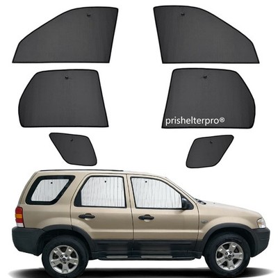 Fit For Ford  Escape 2001-2007 Side Window Black Silver Camp Privacy Sunshade
