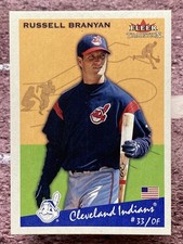 2002 Fleer Tradition Russell Branyan #377 Cleveland Indians