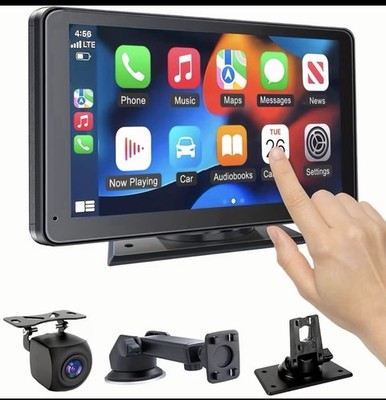 9in Wireless CarPlay Android Auto GPS Touchscreen Bluetooth FM Voice Command