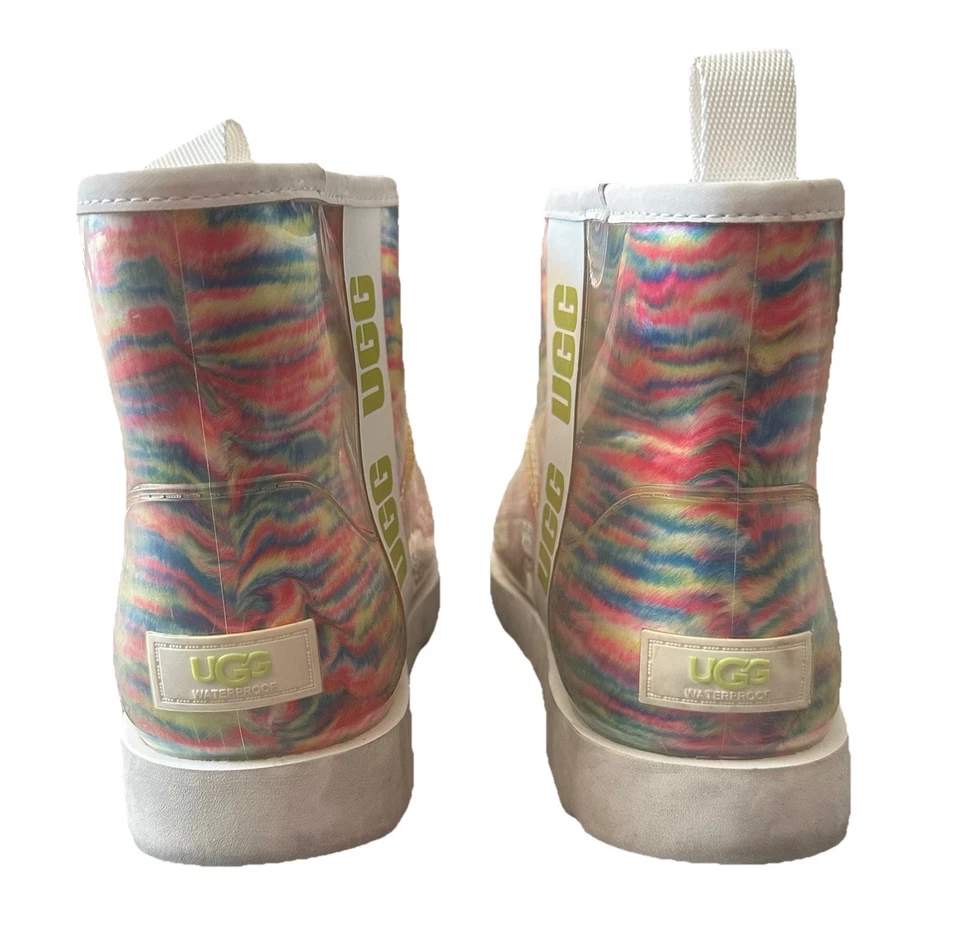 Botas UGG clásicas transparentes mini pixeladas para mujer talla 8 Foto 3 de 3
