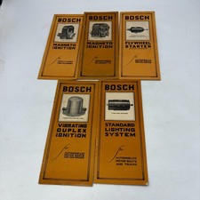 1910s Bosch Brochure Lot 5 Magneto Ignition Flywheel Starter Lighting System 1910s Bosch Brochure Lot 5 Magneto Ignition Flywheel Starter Lighting System