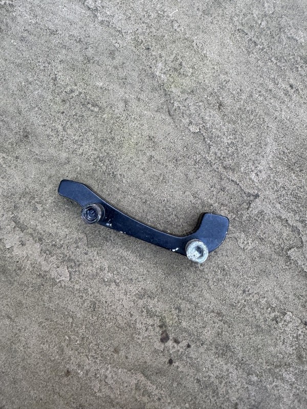 A_F180 / R160 Disc Brake Caliper Mount Adapter