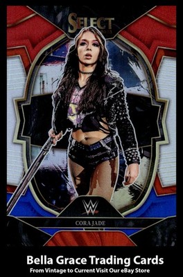 2023 Panini Select WWE Cora Jade #63 NXT 2.0 Concourse Red & Blue Prizms