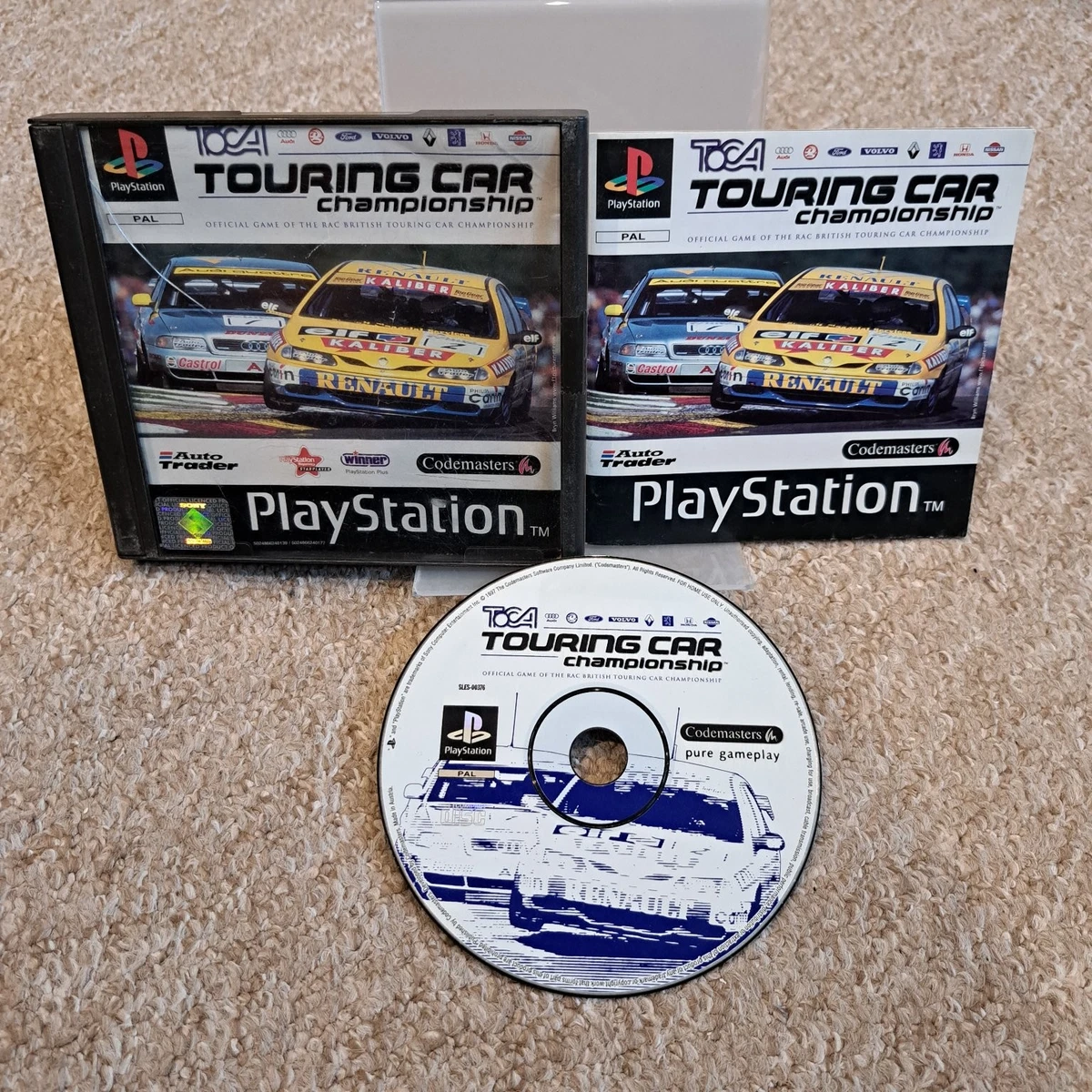 Trader Games - TOCA TOURING CAR CHAMPIONSHIP SONY PLAYSTATION 1 (PS1 PLATINUM) PAL-FR (COMPLETE - BOX DAMAGE) on Playstation 1