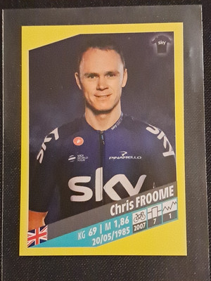 PANINI TOUR DE FRANCE 2019 CHRIS FROOME STICKER #257 SKY CYCLYSME