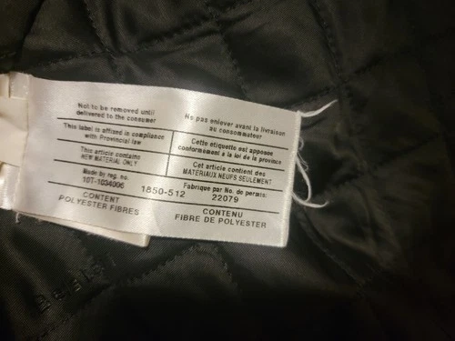 Mens Black Belstaff Black Label Nylon Motorcycle Jacket Leather Trim image 10