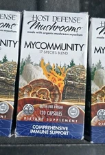 Host Defense - MyCommunity - Immune Support - 120 Veg Capsules - Exp 2028
