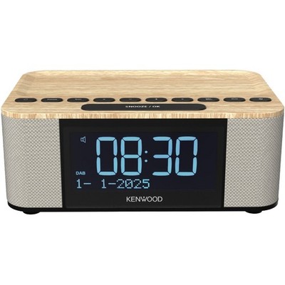 Kenwood CR-ST55DAB Uhrenradio holz ASA-Funktion, Tuner UKW/DAB+, Bluetooth, USB