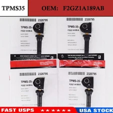4PCS Genuine Tire Pressure Sensor for F-150 Explorer Mustang F2GZ-1A189-AB USA