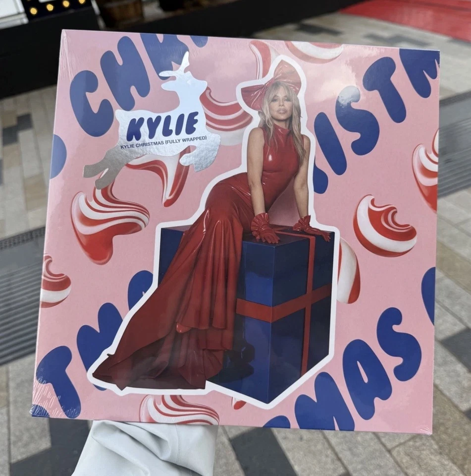 Kylie Minogue Kylie Christmas Fully Wrapped LP Vinyl London Pop Up Exclusive - image 2 of 4