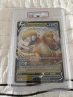 PSA 7- 2021 POKEMON SWSH BLACK STAR PROMO 154 DRAGONITE V JUMBO