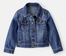 Carter s Girls Denim Jacket Dark Wash Size 6X Classic Jean Jacket