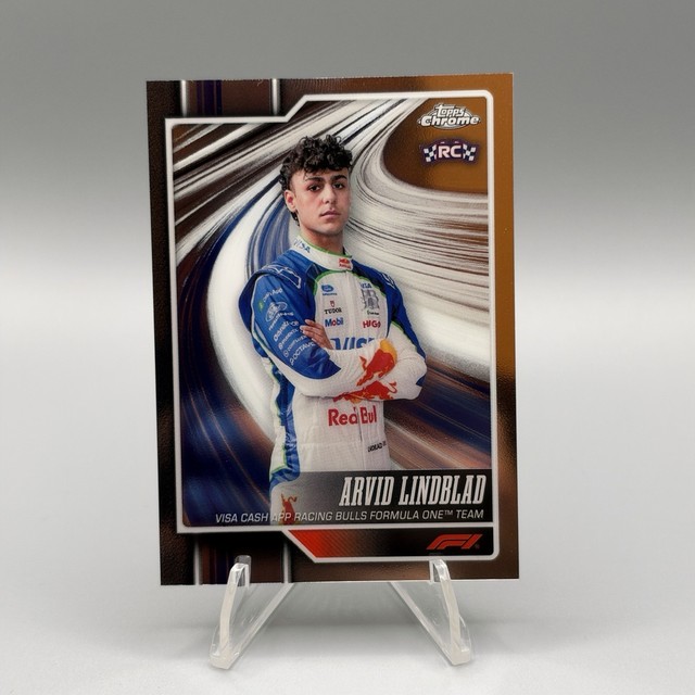 2026 Topps Chrome Formula 1 F1 #12 Arvid Lindblad RC