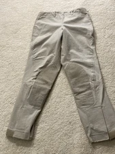 Tailored Sportsman Breeches Womens 28 Tan Knee Patch Horseback Riding Pants