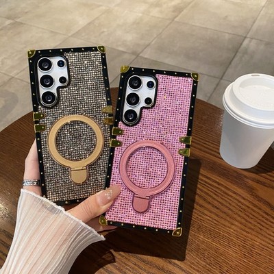 Glitter Diamond Case Bracket For Various Phone Shockproof Cover Hot Bling Girls