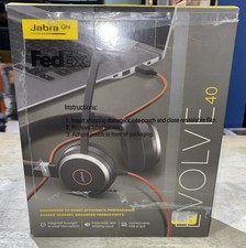 Jabra Evolve 40 Stereo On-Ear Headset - Black