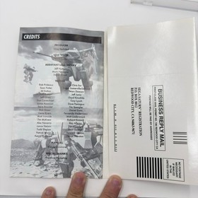 Gungriffon Sega Saturn Video Game Multiplayer CIB Regisration Card