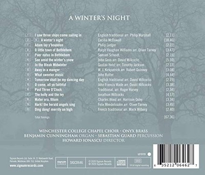Winter's Night by Winchester College Chapel Choir [Audio CD]