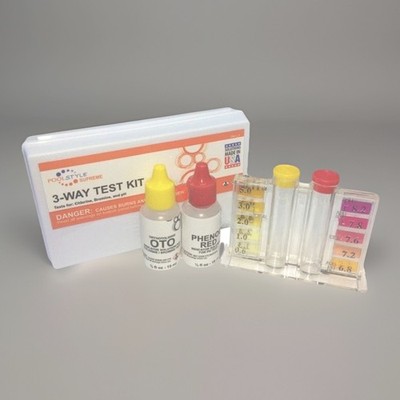 SUPREME SERIES 3-WAY TEST KIT W/ CASE {PS899} (POOLMASTER INCORPORATED - 22340)