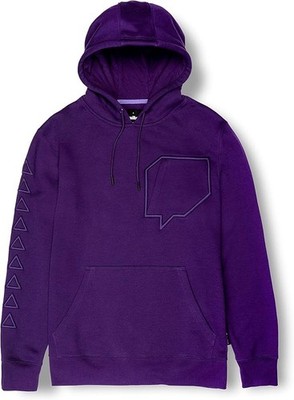 Twitch Glitch Zip Pocket Hoodie Men s (L) LARGE Purple Brand New!