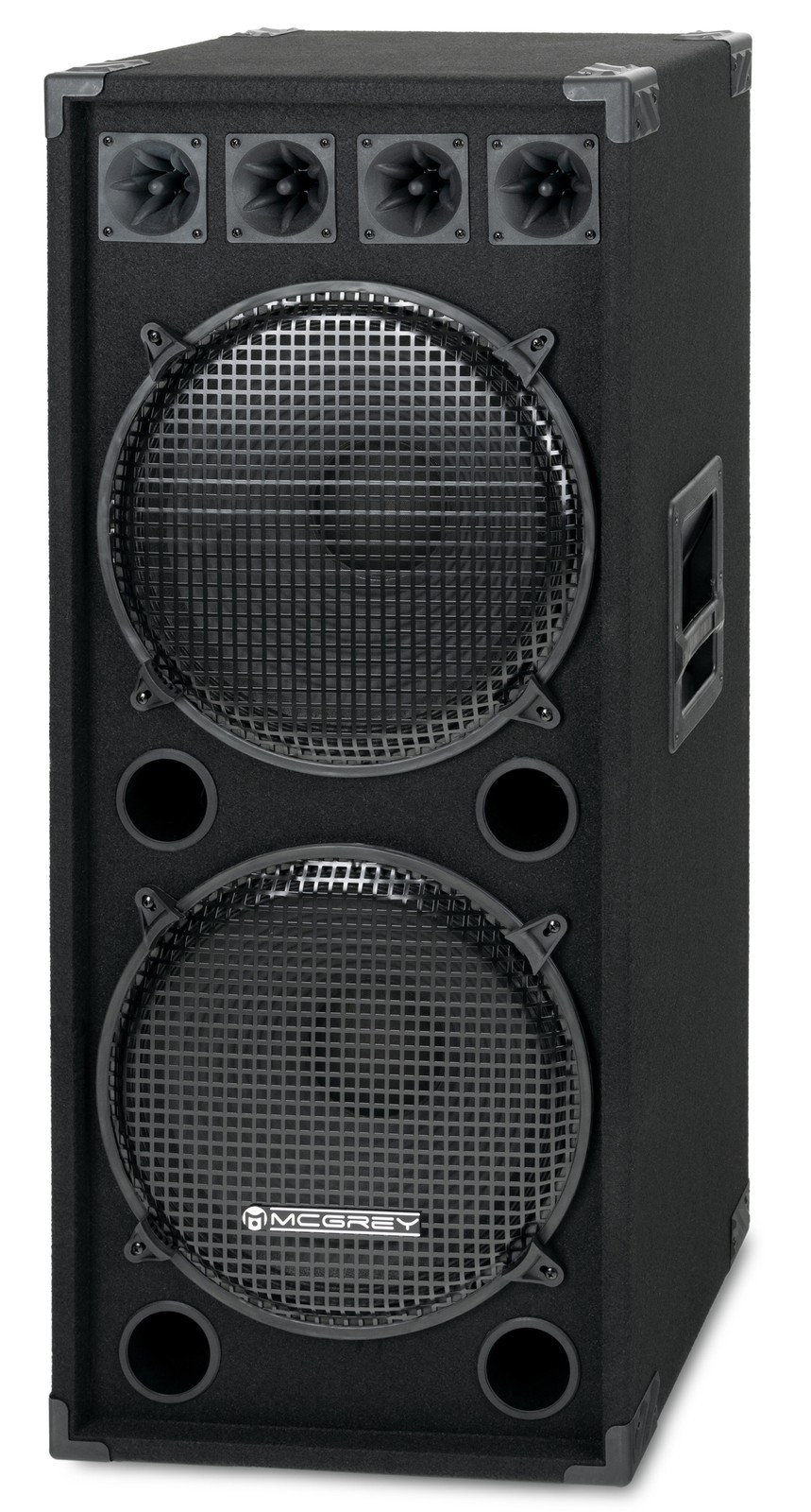 Impianto Audio Cassa Torre Altoparlante Passive PA Subwoofer 2x15'' (38cm) 1500W