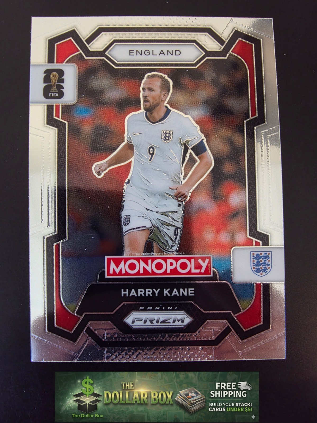 2026 Panini Prizm Monopoly FIFA World Cup Harry Kane Card #22 England