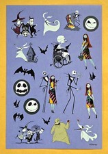 Tim Burton's, The Nightmare before Christmas Sticker Sheet