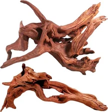 Natural Driftwood for Aquarium Decor, 2-Piece 10''-14'' Large Driftwood for Dec