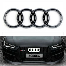 LED weißer Frontgrill beleuchteter Logo-Ring mit für Audi Q7 A6 Q3 Q5