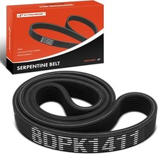 Dual-Sided Serpentine Drive Belt Compatible with Jaguar XF 2010-2015, XFR