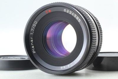 【美品】コンタックス CONTAX Planar 50mm F1.7 AEJ MINT] Contax Carl Zeiss T* Planar 50mm F1.7 AEJ Lens For C/Y Mount