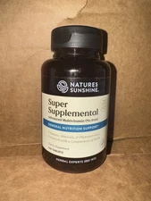 Nature's Sunshine Super Supplemental 120 Tablets Multivitamin No Iron Ex05/27