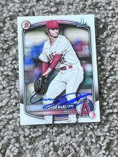 2025 Bowman Prospects George Klassen #BP-63 1st Bowman SIGNED IP Autograph