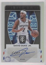 2024 Panini Totally Certified Signed Sealed and Delivered David Duke Jr Auto w1s