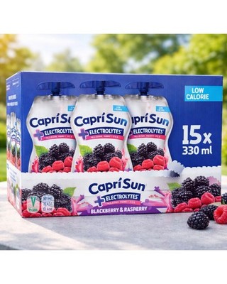 15 x Capri-Sun Electrolytes Blackberry & Raspberry 330 ml