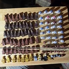 Lego Star Wars Minifigures Lot Chewbacca R2D2 CP3O. 90 figures and more pieces