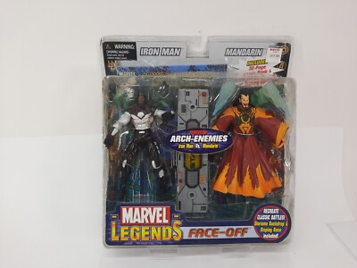 Rare ToyBiz Marvel Legends Iron Man vs Mandarin - Face Off New w