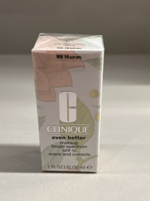 Clinique Even Better Makeup Broad Spectrum SPF15 WN 16 Buff (VF) 1oz NIB