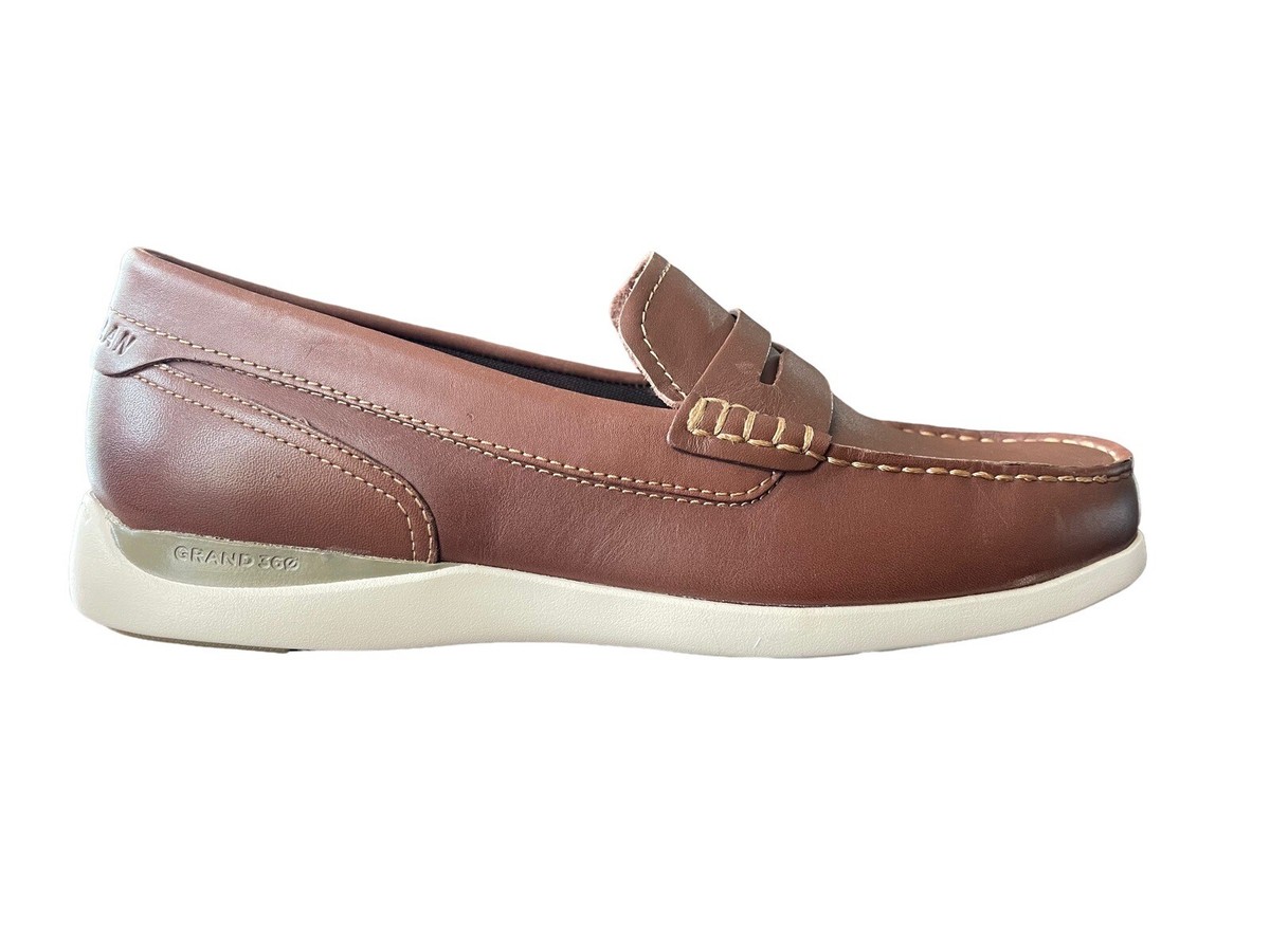 Cole Haan Grandseries Brown Suede Sneakers Penny Loafers Boat Shoes Casual 9 Cole Haan M Casual Men main image 2