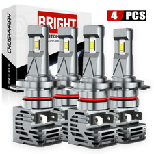 For Mercedes-Benz C250 C300 C350 - 4PC Combo Headlight High  Low Beam LED Bulbs