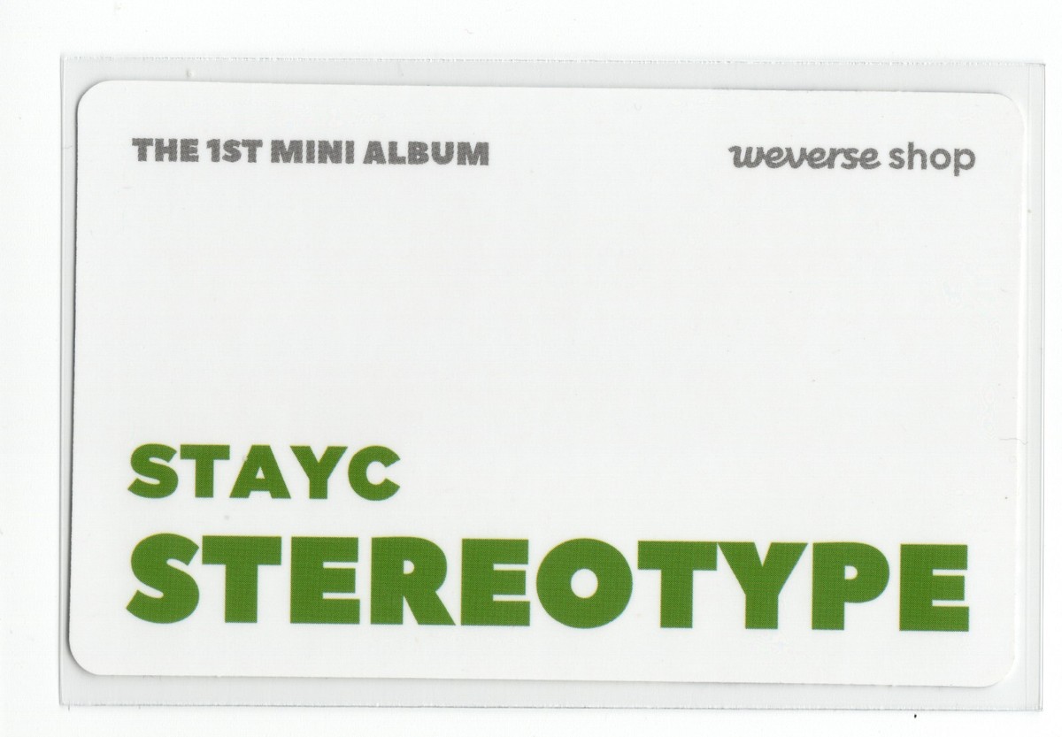 STAYC Isa Photocard | Stereotype Weverse Shop POB | eBay
