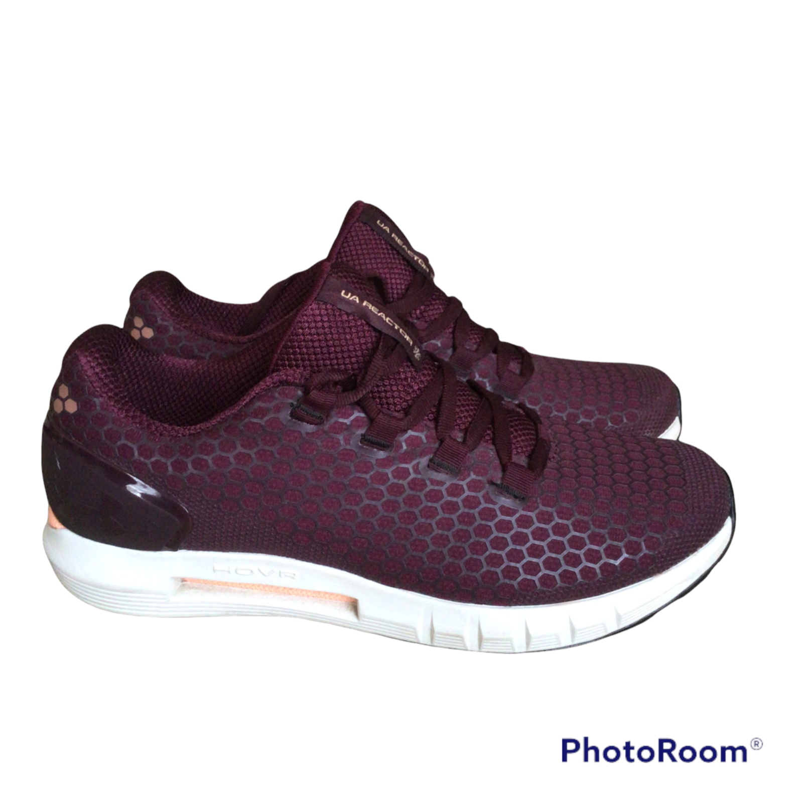 SAOLA UNDER ARMOUR UA Reactor HOVR donna taglia 8 5 marrone suola Michelin HTF Bluetooth