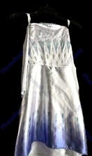  Disney Frozen 2 Snow Queen White Purple Costume Gown Size Small 4- 6x