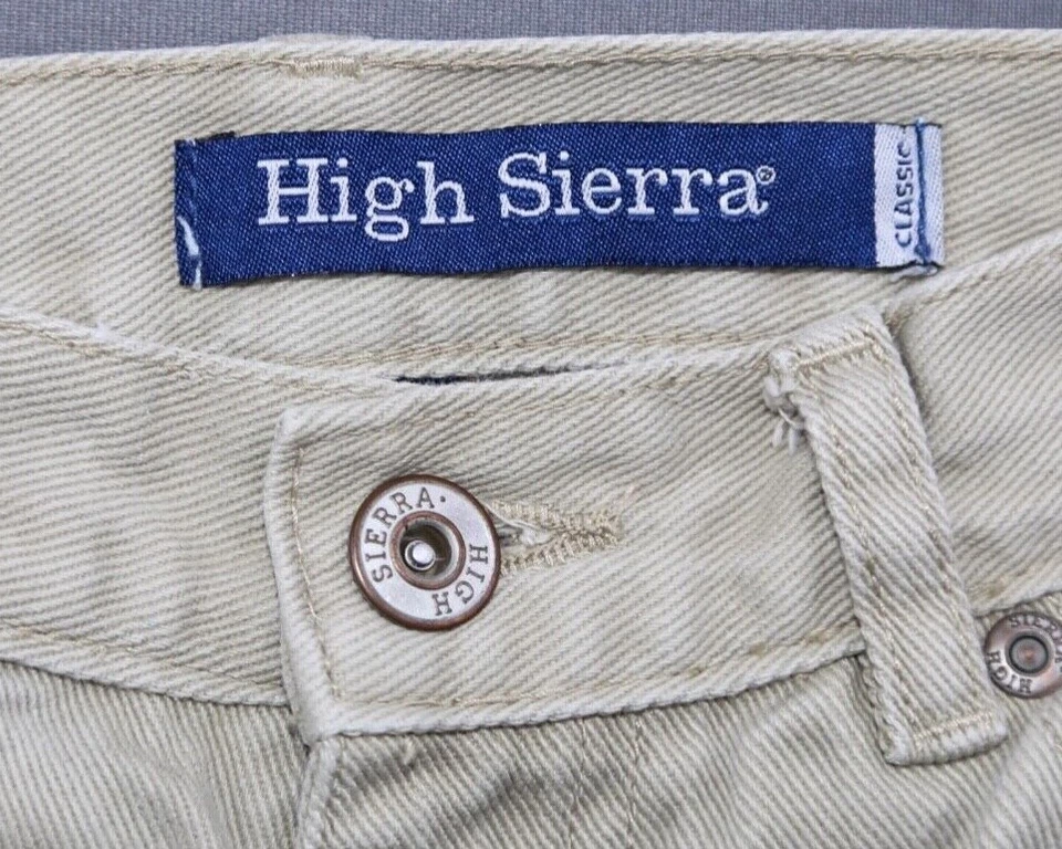 Vintage Boy's High Sierra Jeans Classic Beige Straight Leg Size 16S (25x28) - Image 3 of 4